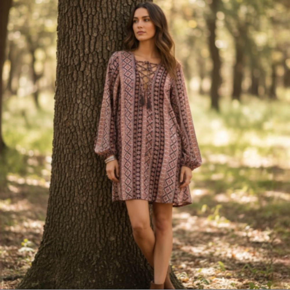 Show Me Your Mumu Lighting Birds Tunic / Dress